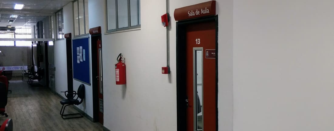 Sala de aula da pós-graduação