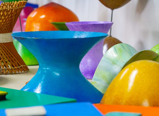 Modelos geométricos coloridos